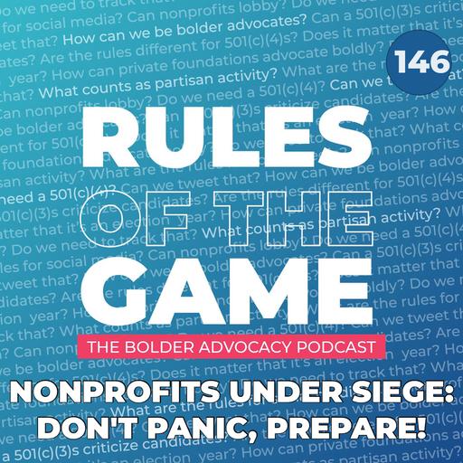 Nonprofits Under Siege: Don't Panic, Prepare!