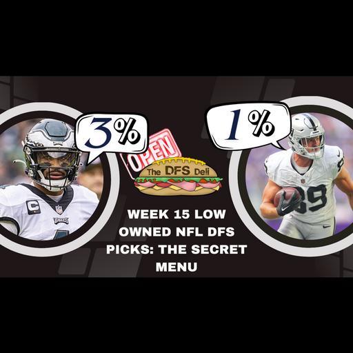 Week 15 Contrarian Plays & Parlay Picks | NFL DFS Main Slate | The DFS Deli