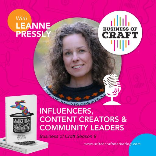 Business of Craft 2025 Influencers, Content Creators & Community Leaders