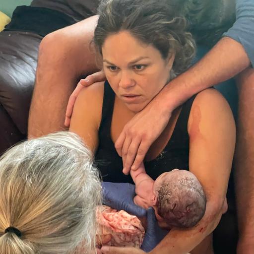 Episode 434 Kela's Redemptive HBA2C with a 9.5lb Baby + Cervical Scar Massage During Labor