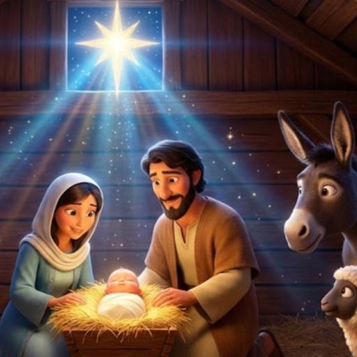 El Nacimiento del Niño Jesús Cuento de Navidad Bíblico (Audio)