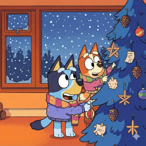 El Árbol de los Recuerdos Raros ❄️Cuento de BLUEY en Navidad