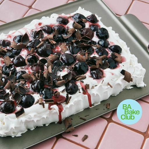 BA Bake Club: Boozy Cherry & Chocolate Pavlova