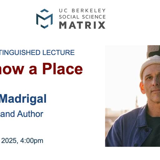 Alexis Madrigal: "To Know A Place"