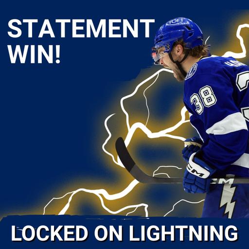 STATEMENT: Lightning Take Down Avalanche in HEAVYWEIGHT Showdown as Team Defense Shines