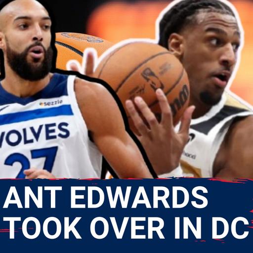 Alex Sarr HUMBLED in Washington Wizards Blowout Loss | Rudy Gobert and Edwards BROKE Everything