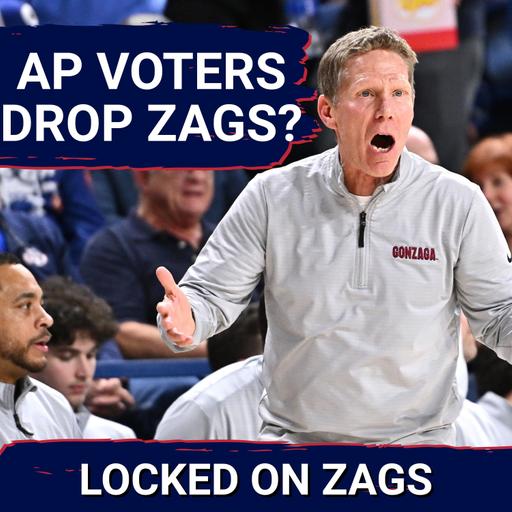 Despite leading the country in wins Gonzaga DROPS in updated AP Poll! | Zags top five in NET rating!