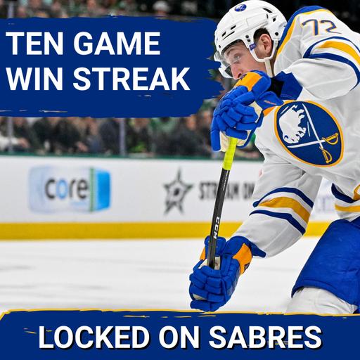 Tage Thompson carries Buffalo Sabres to their tenth win in a row against the Dallas Stars!