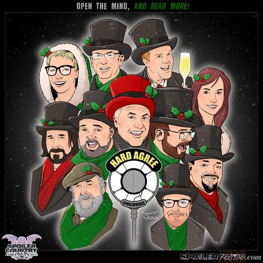 A Hard Agree Christmas Carol 2024 (Dave Gibbons, Michael Moorcock, Evangeline Lilly, Olly Smith, Julie Stark, David Leach, Kelly Yates & Will O’Mullane)