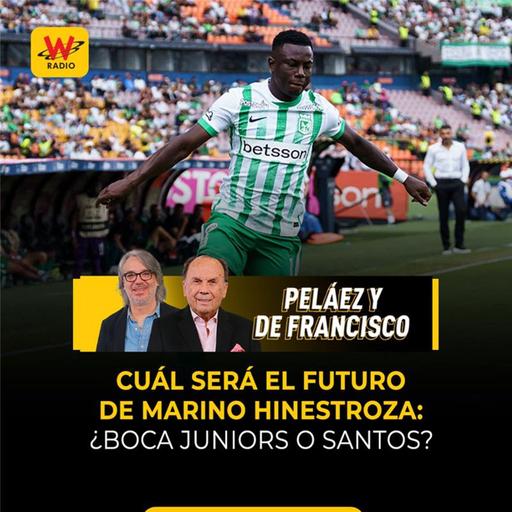 ¿Marino Hinestroza, rumbo a Boca Juniors o a Santos?