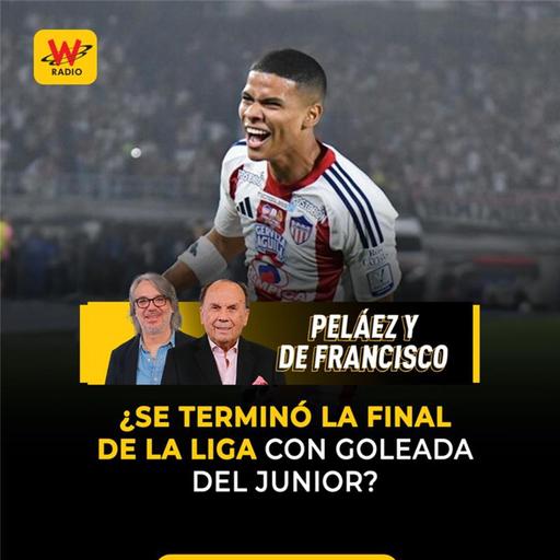 ¿Se terminó la final de la liga con goleada del Junior?