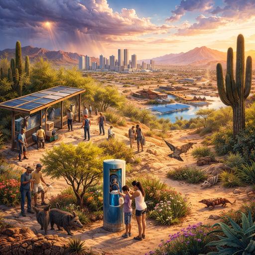 Arizona's Climate Change Adaptation Playbook: Heat, Water, Wildfire