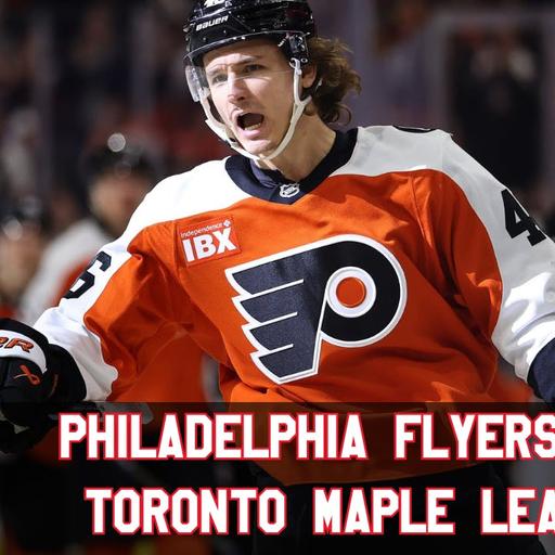 Philadelphia Flyers vs. Toronto Maple Leafs (1/8/25) - The Press Row Show: Pregame, INTs, Postgame