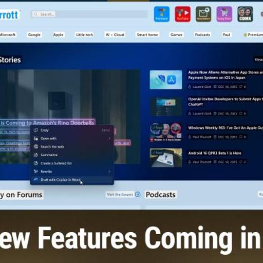Hands-On Windows 171: 5 New Features Coming in 2026