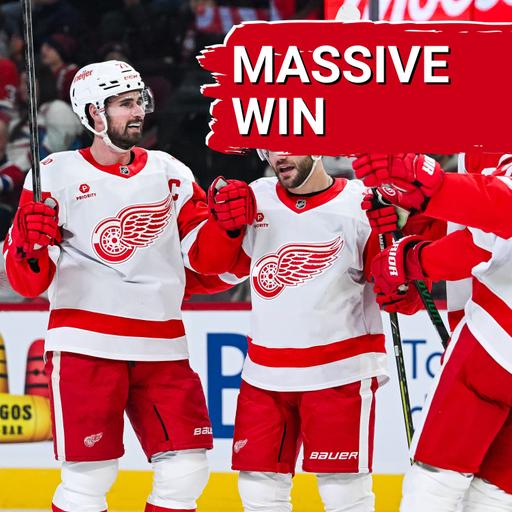 MASSIVE WIN: Red Wings shutout Montreal Canadiens in battle for top of the Atlantic