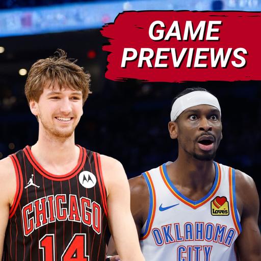 Houston Rockets Game PREVIEWS: Chicago Bulls & OKC Thunder | Kevin Durant Vs Shai Gilgeous-Alexander