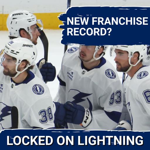 NEW FRANCHISE RECORD INCOMING? Can the Lightning win a TWELFTH straight game tonight on the road?