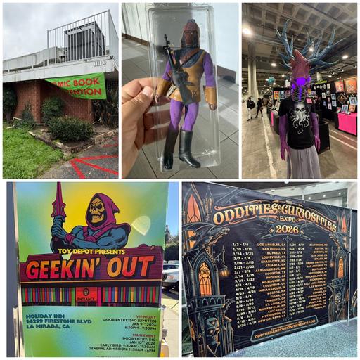 Episode 1,031 - Valley Comic Con, Oddities & Curiosities Expo, and Geekin' Out, 2026