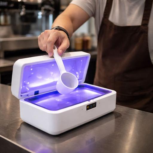 878. Not UV Sterilizing Coffee Scoop After Use