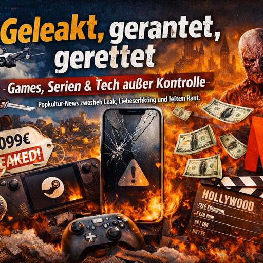 Geleakt, gerantet, gerettet – Games, Serien & Tech außer Kontrolle - Episode 280
