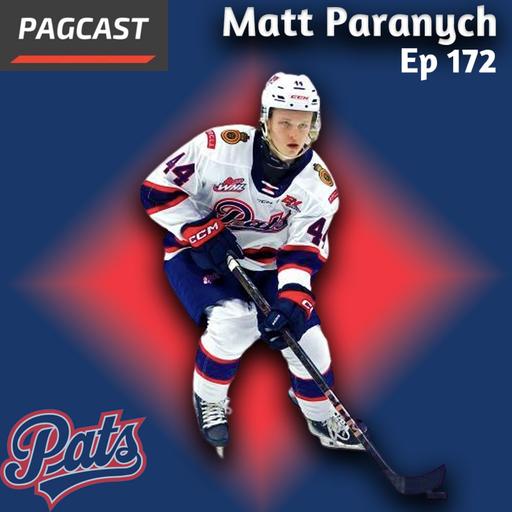 PAGCAST EPISODE 172 FEAT REGINA PATS DEFENCEMAN MATT PARANYCH