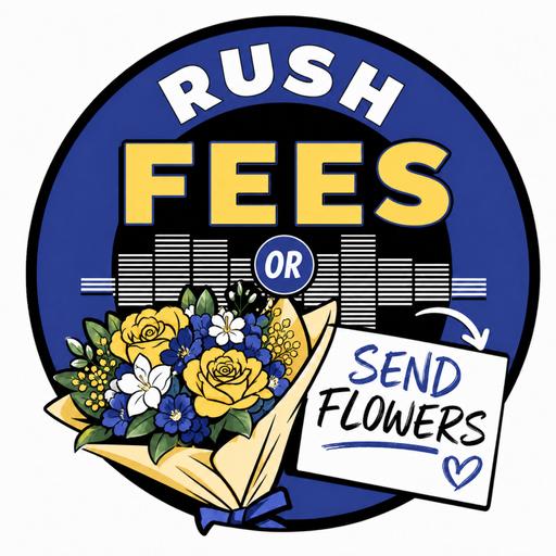 Rush Fees - OR maybe have clients send flowers instead?