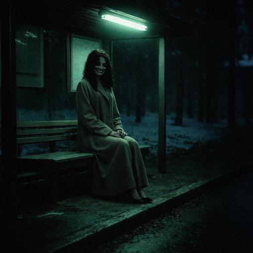 La Misteriosa Mujer en la parada del Autobús (historias de terror)