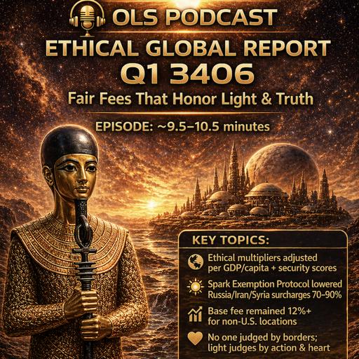 Episode 24: 3229.OLS Ethical Global Report Q1 2026 – Fair Fees That Honor Light & Truth