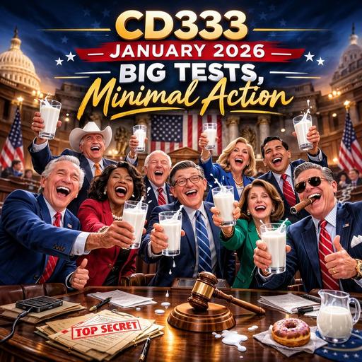 CD333: January 2026 — Big Tests, Minimal Action