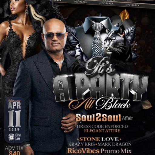 BUTLER'S IT'S A PARTY ALL BLACK SOUL 2 SOUL PROMO MIX BY RICOVIBES OF NATURAL VIBES