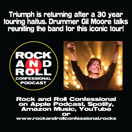 Gil Moore, founding member, singer and drummer for Triumph talks about the band reuniting and touring for the first time in 30 years.