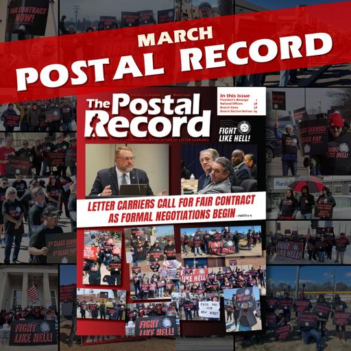 March 2026 edition of the Postal Record