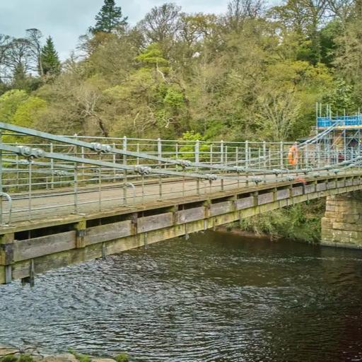 Restoring a 200-year-old suspension bridge with VolkerLaser