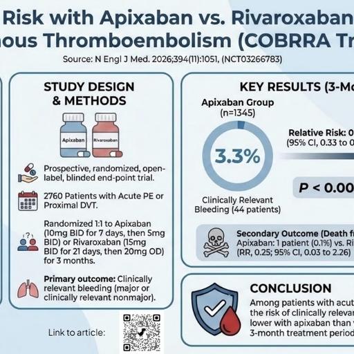 In the COBRRA Trial Apixaban Kicked The Asssssth of Rivaroxaban
