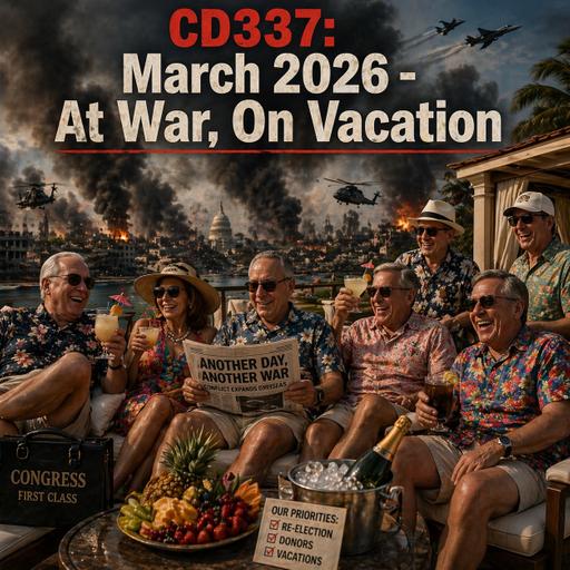 CD337: March 2026 — At War, On Vacation