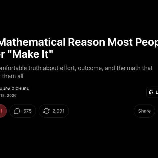 Neden çoğu insan matematiksel olarak asla başaramaz?