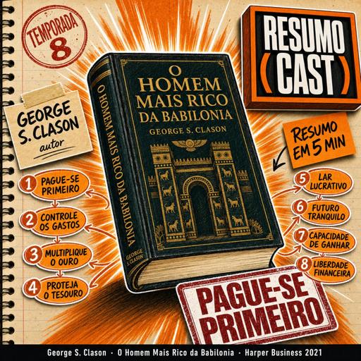 O Homem Mais Rico da Babilônia — as parábolas de 1926 sobre a antiga Babilônia que viraram o manual de finanças pessoais mais vendido da história | Temporada 8 · Mapa Mental em 5 min