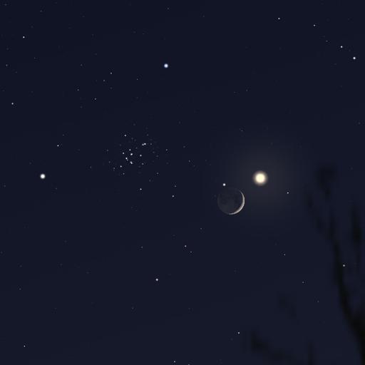 Le ciel la nuit en juin 2026