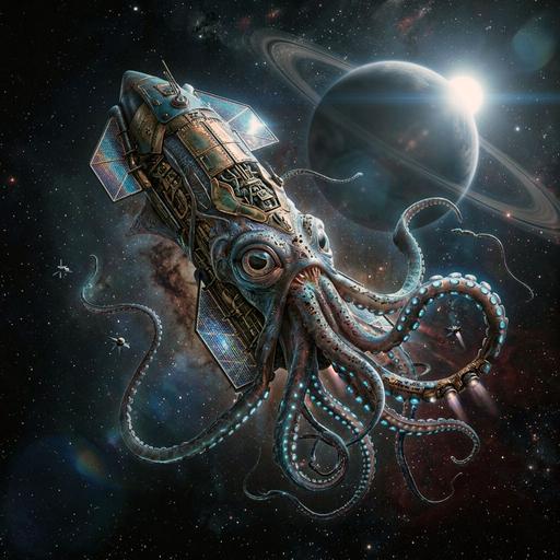 AstronautiCAST 19×30 – Calamaro spaziale