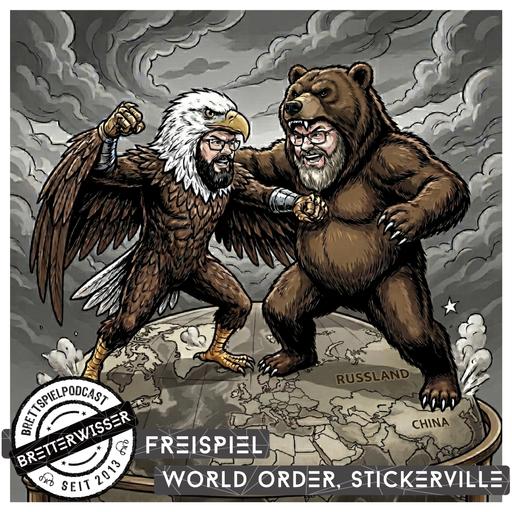 BW597 - FreiSpiel: World Order, Cozy Stickerville und Panda Royal