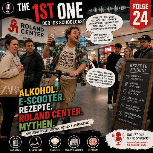 Folge 24: Alkohol, E-Scooter, Rezepte, Roland Center und Mythen