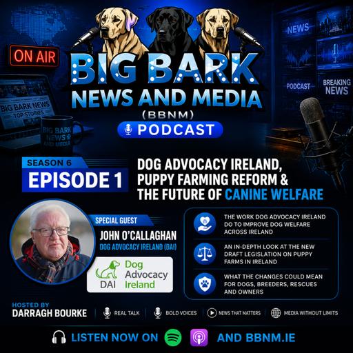 Season 6, Episode 1: Episode #97 - Dog Advocacy Ireland, Puppy Farming Reform & The Future of Canine Welfare