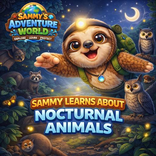 🦉Sammy Learns About Nocturnal Animals 🌙