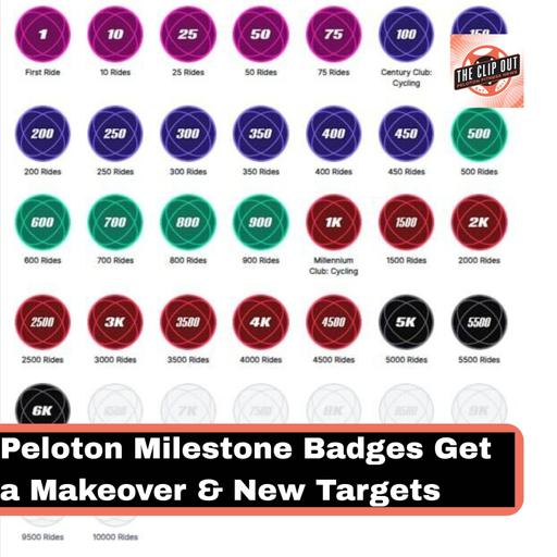Peloton Milestone Badges Get a Makeover & New Targets
