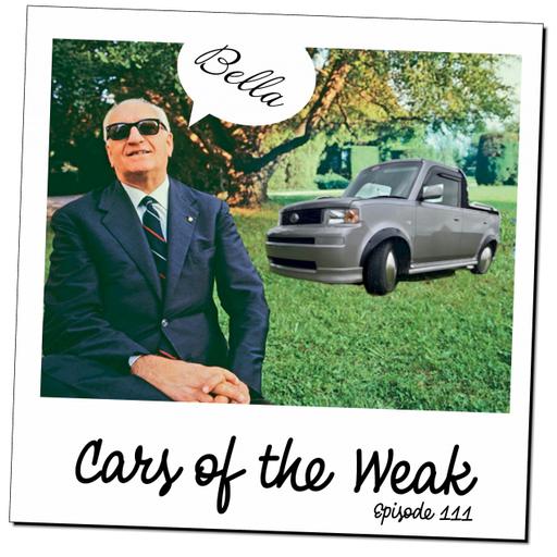 Episode 111 – Ferrari EV’s and Scion Pickup Trucks
