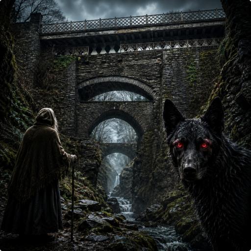 Devil's Bridge, Wales - The Legend of the Devil's Bargain and the Black Dog of Pontarfynach