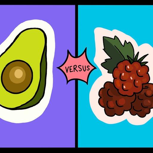 Avocados vs Raspberries