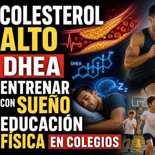 Colesterol Alto, DHEA, Entrenar con Sueño, Liderazgo, Educación Física en Colegios