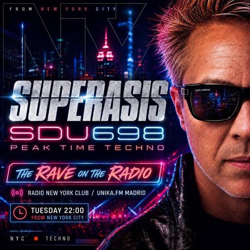 SDU698 SUPERASIS PEAK-TIME TECHNO- THE RAVE ON THE RADIO