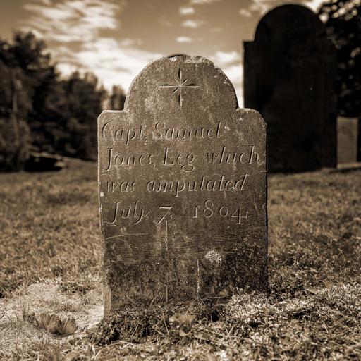 Captain Jones's Grave has a Leg Up